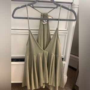 URBAN OUTFITTERS GREEN KNIT TOP